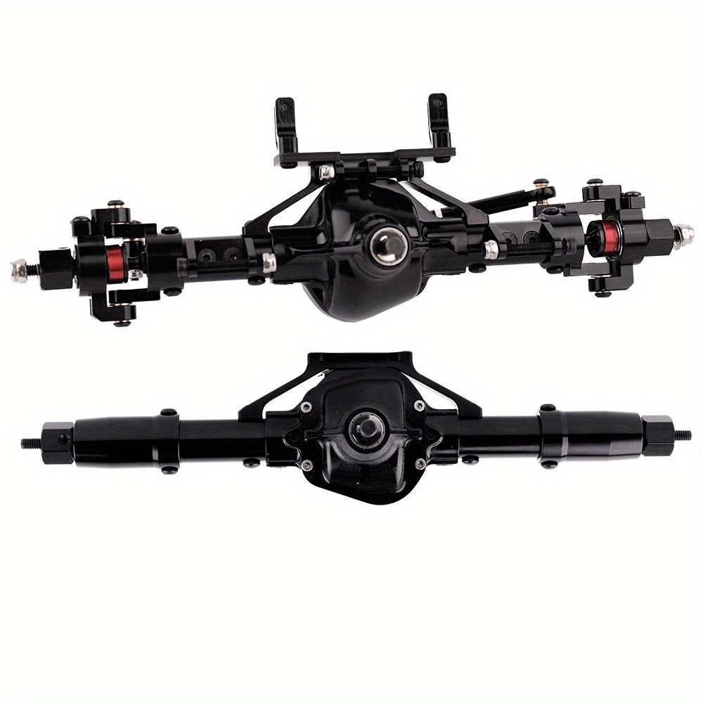 Metal Upgrade Components for Assembling Front And Rear Straight Axles Made of Aluminum Alloy, Designed for 1/10 SCX10 90046 90047 RC Climbing