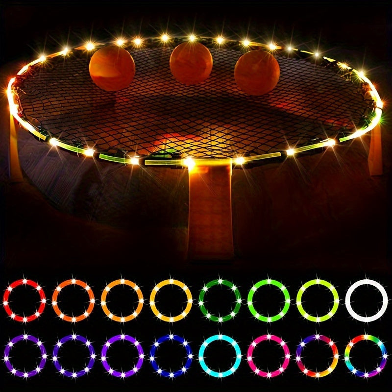 Trampoline Accessories, Trampoline Lights Solar, IP65, 8 Dynamic Modes, Solar Powered Outdoor Light for 8-16ft Trampolines, Commercial Street and Area Lighting, 36V or Below