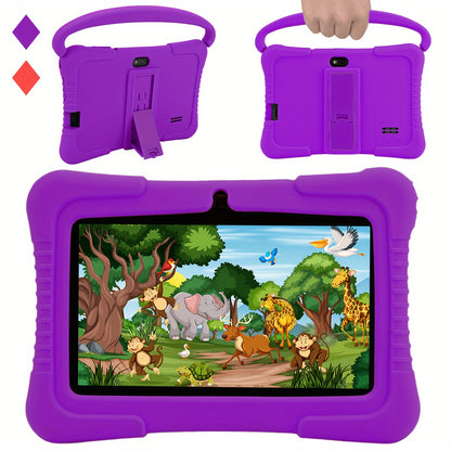 Veidoo Kids Tablet, 7 Inch Android Tablet PC, 2GB RAM 32GB ROM, Safety Eye Protection Screen, Wifi, Dual Camera, Games, Parental Control APP, Tablet with Silicone Case