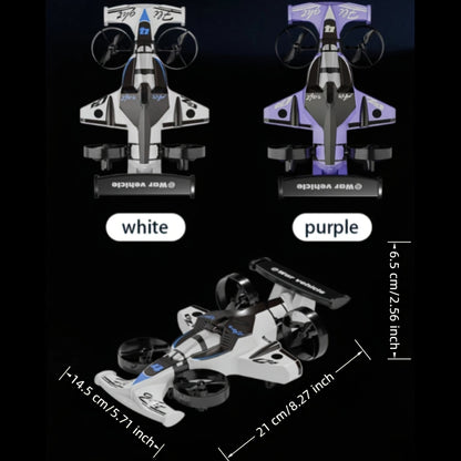 [Ideal Gift] Racing Car And Drone Combination, Remote-Controlled Flying Car, Foam Material. Features Include One-Key Takeoff, Stable Hovering, Racing Mode, And 360 ° Aerial Flips. An Ideal And Fun Birthday Gift