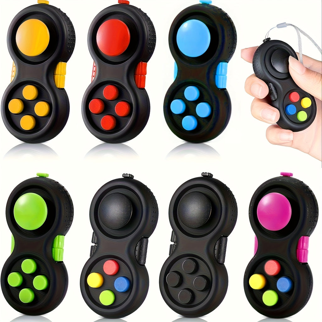 [Retro Classic Fidget Pad] 7pcs Retro Classic Fidget Pad Handheld Game Controller Fun Toys Pack