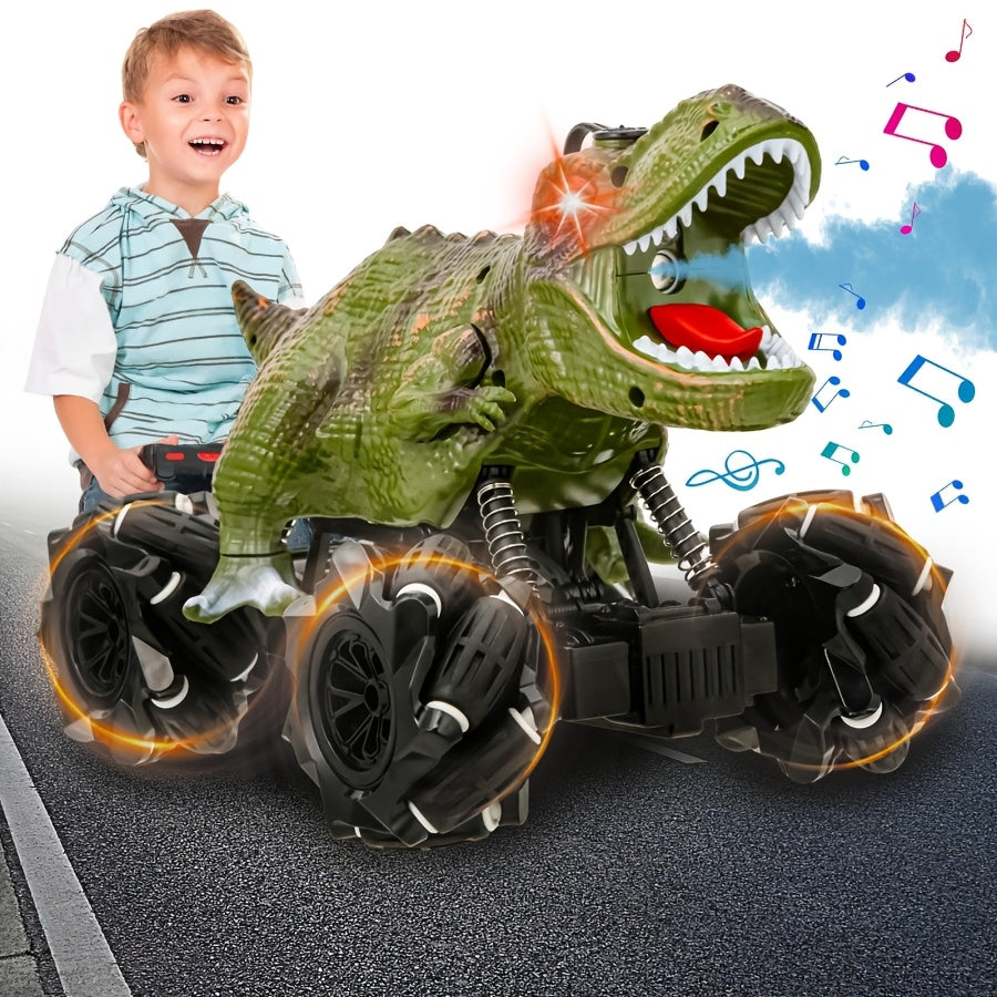 Monster Stunt RC Car, Monster Truck Toys Remote Control Car, Monster Stunt Toy Car, Stunt Drift W/Lights, Sound And Spray, Indoor Outdoor All Terrain Motorized Toys, Gift for 6+ Children, Christmas