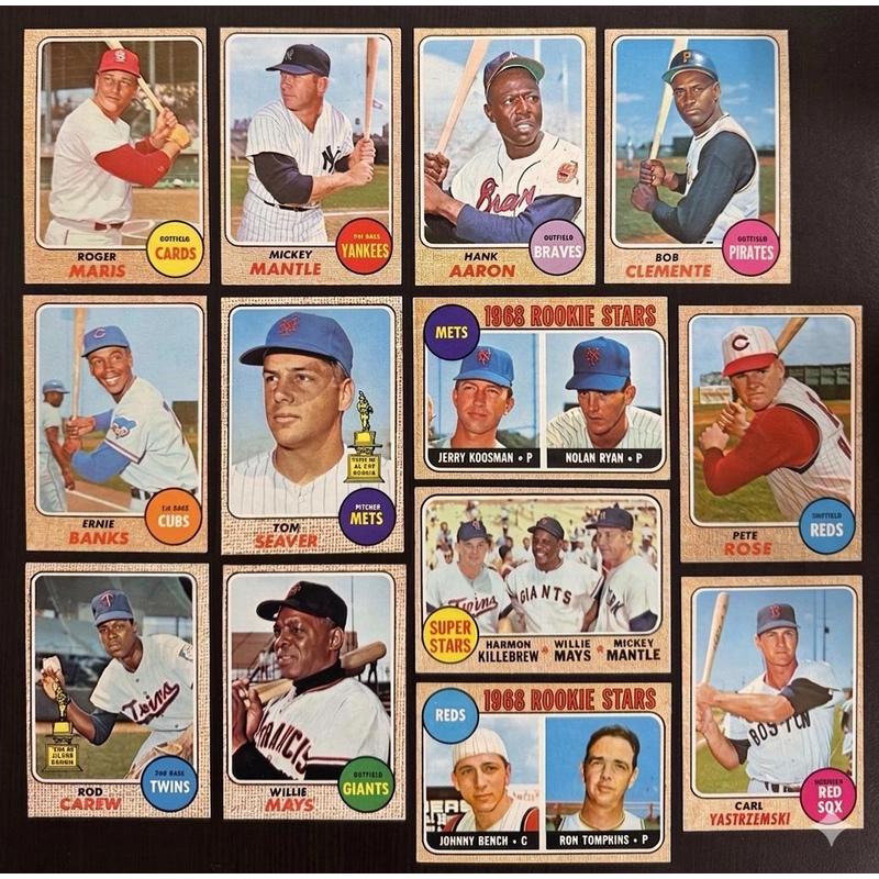 1968 Topps Baseball 598 Card CHASE Break | Get a Chance to Win Nolan Ryan Rookie Card from 1968 Set | Other Top Hits Included | Random Card from Set Encapsulated in Slab