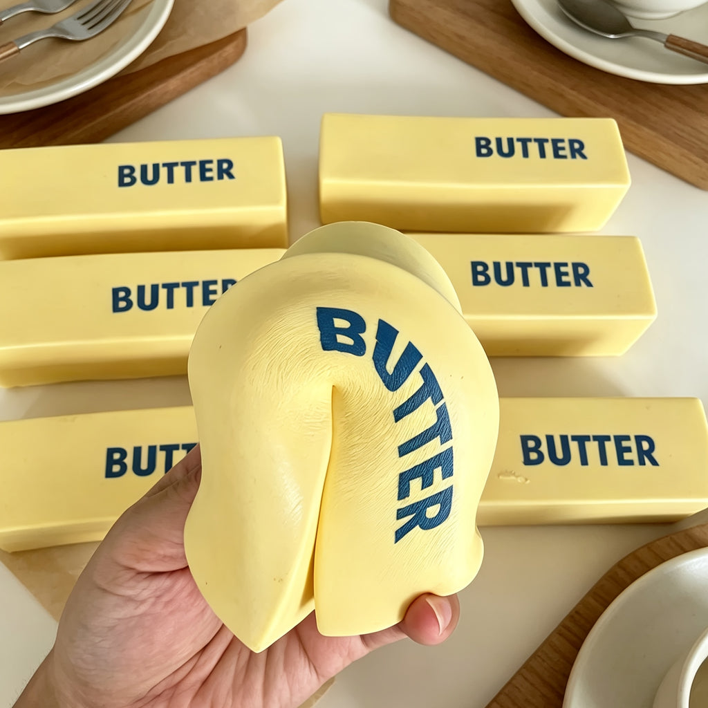 Simulated Butter Squishy Toys, Super Slow Rebound Fidget Toy for Relax, Work Decompression, Super Wet, Perfect for Daily & Party Gift.