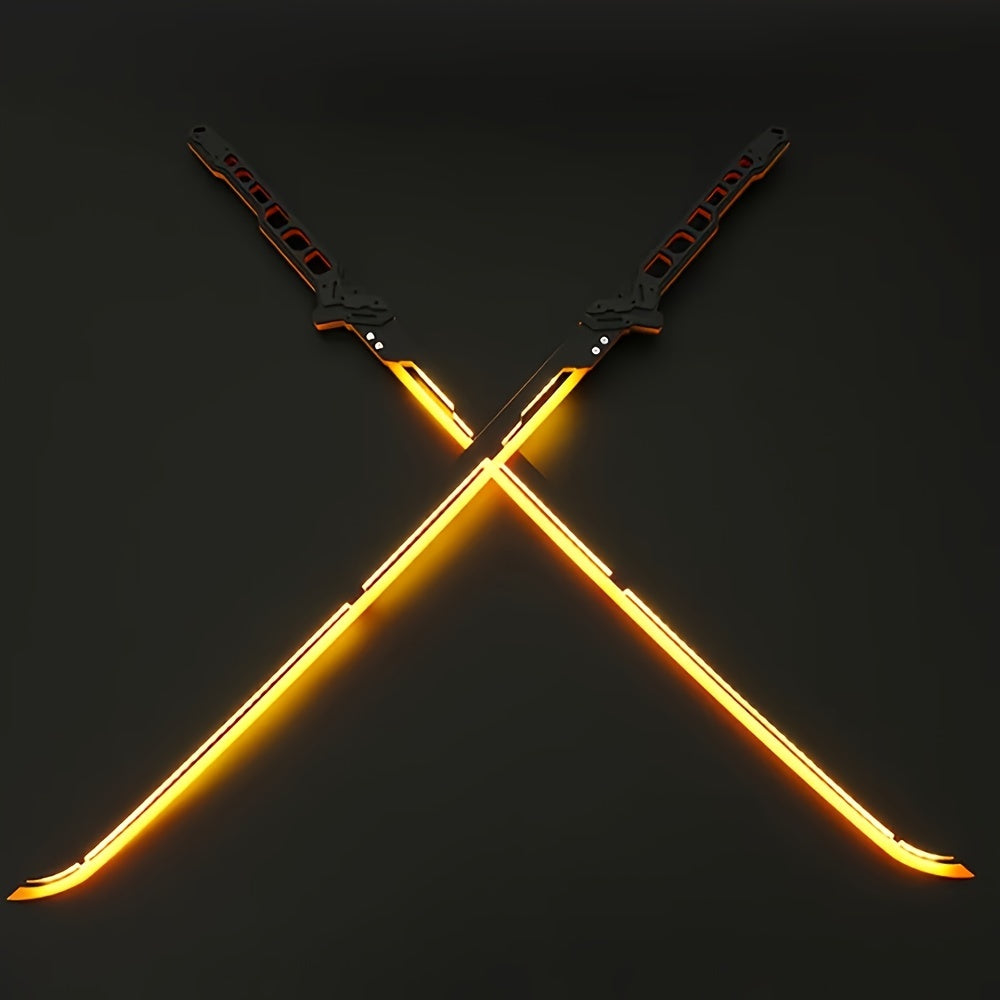 1 Cool Cyberpunk LED Hot Samurai Sword, A Must-have Magical LED Model, Halloween And Christmas Party Costumes And Props, To Satisfy Your Sci-fi Fantasies