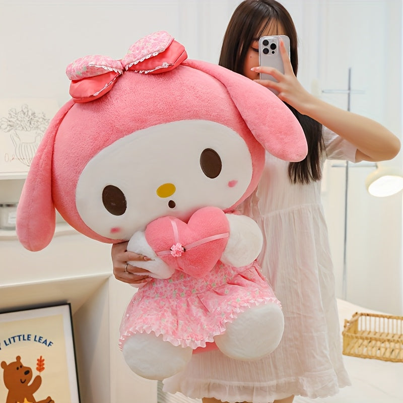 1pc Sanrio Hello Kitty Meileti Kuromi 11.81inch Oversized Plush Toy Cute Cartoon Decompression Toy Home Decoration Holiday Birthday Gift
