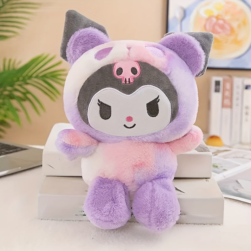 1pc Sanrio Kawaii Kitty Cat Kulomi Cinnamoroll Melody Plush Doll, Very Suitable for Birthday Gifts and Holiday Gifts