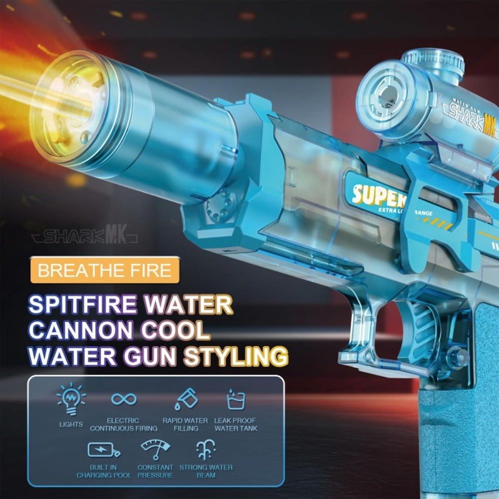 New Electric Water Gun Toys, Automatic Water Guns, Children's Large Capacity Water Guns, Perfect Outdoor Water Guns for Swimming Pools, Beaches, Lawns in Summer - Fun Gifts, Birthday Party Gifts