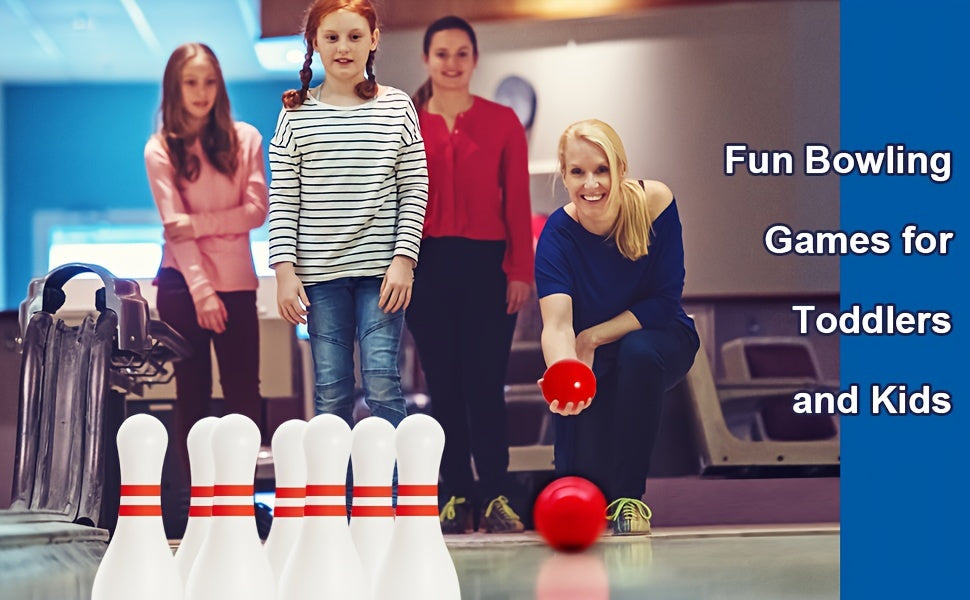 Light Up Kids Bowling Set Includes 10 Pins And 2 Balls, Bowling Pins Toy Set For Kids Toddler Indoor & Outdoor Games For Boys Girls 12Pcs, Height 7.87inch