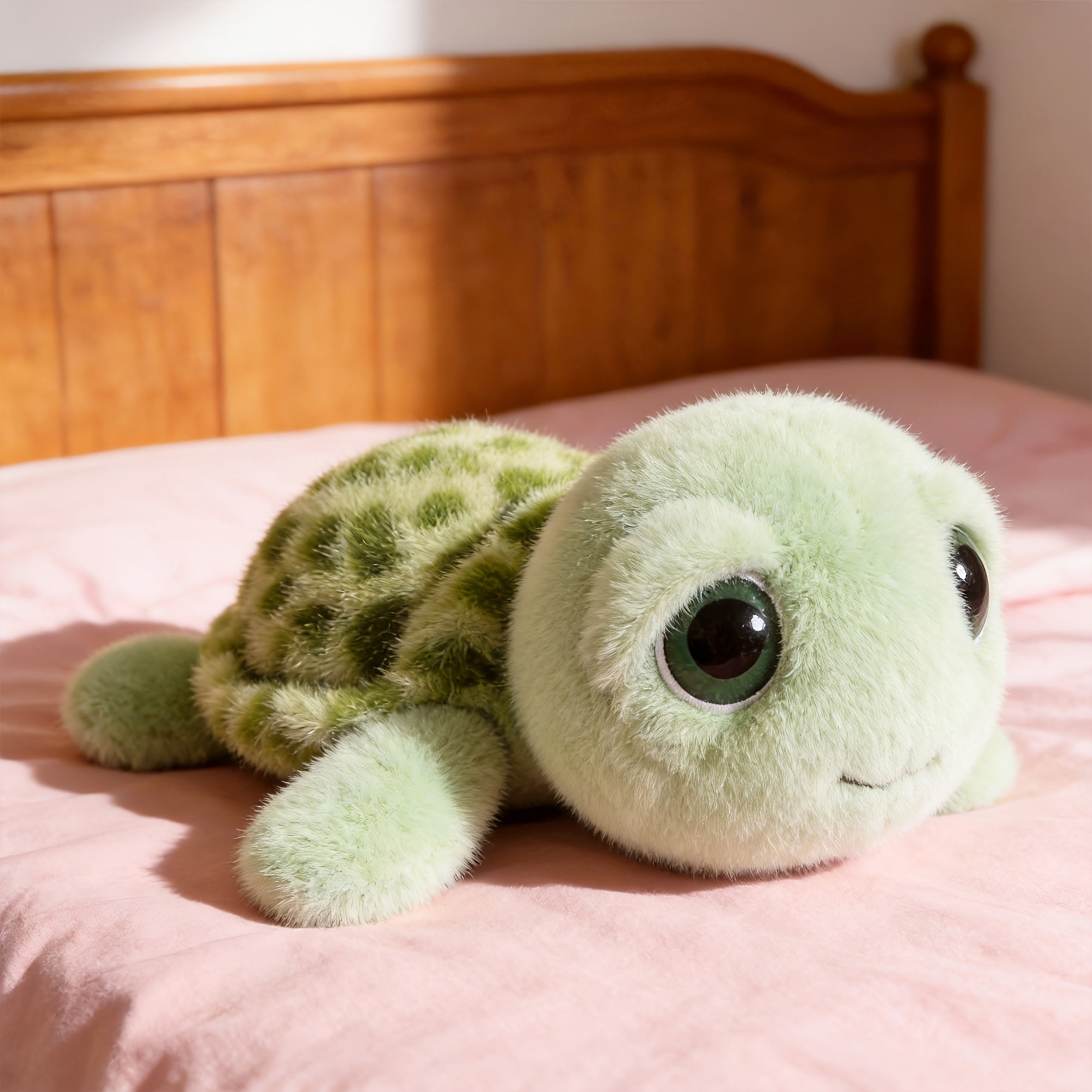 The Best Gift for Girls Is The Big-eyed Turtle Plush Toy And Turtle Pillow. It's A Large-sized Birthday Present And A Small Turtle Plush Toy. It's A 15.75-inch Big-eyed Turtle Plush Toy, A Cute Turtle Plush Toy, A Melancholy Turtle Plush Toy
