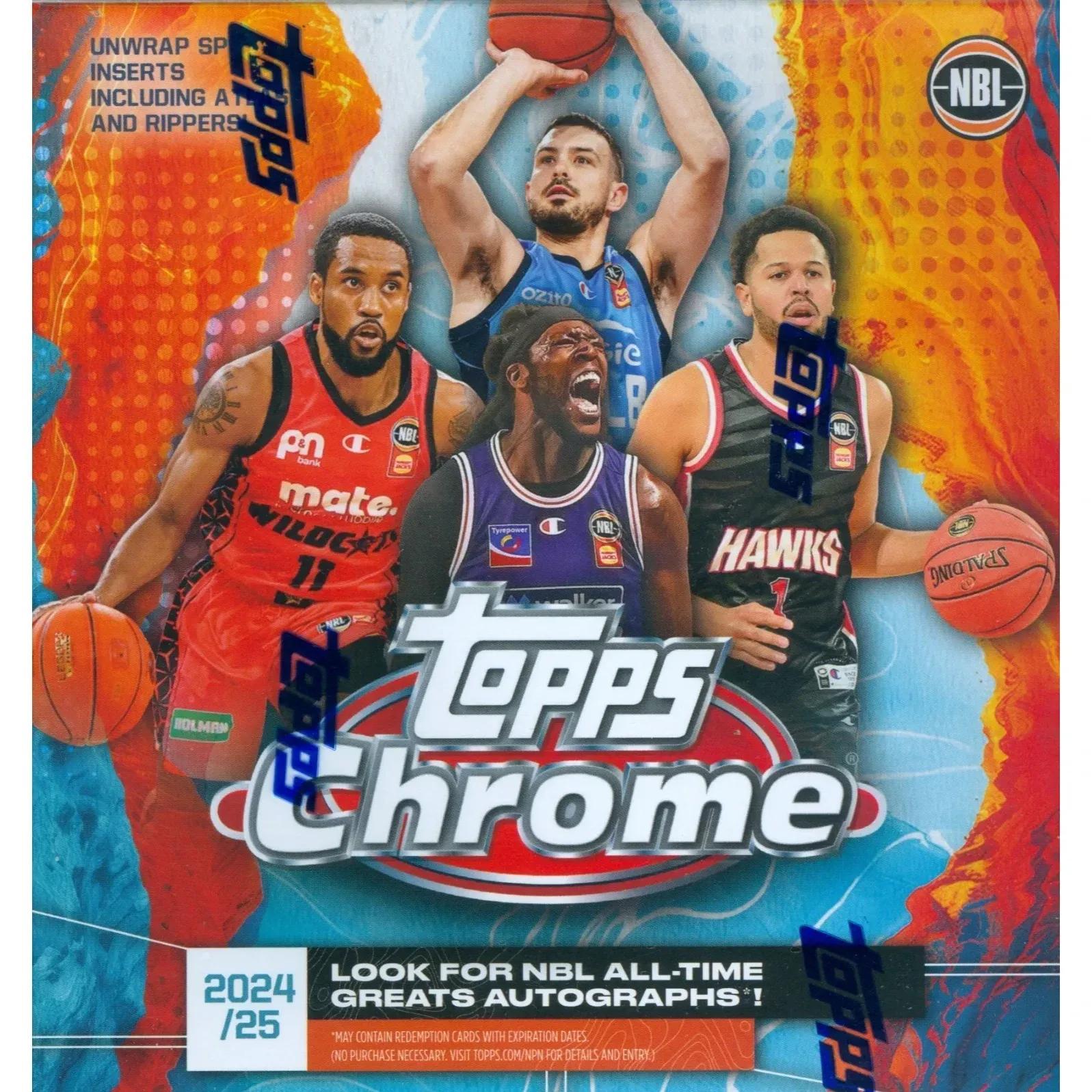 2024/25 Topps Chrome NBL Basketball Factory Sealed Value MEGA Box