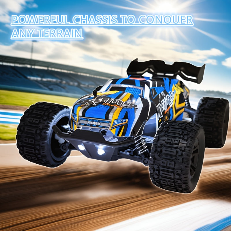 1:18 Scale High-Speed Remote Control Car, Top Speed Reaching 35+ Km/H, All-Terrain RC Vehicle, 4WD Off-Road Remote Control Truck, 2.4 Ghz Wireless Remote Control Car, Remote Control Off-Roader, Hobby-Grade RC Racing Car, Fast Remote Crawler