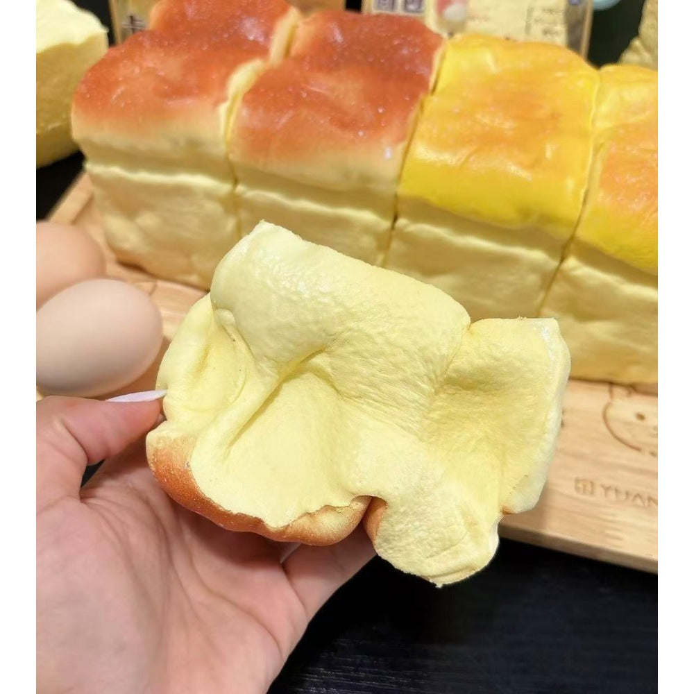 Pressure relief toys - simulated bread soft slow rebound - soft skin touch sticky mud texture - Non-Toxic Material, Desk Decor with Slow Rising Feature, Fidget Game