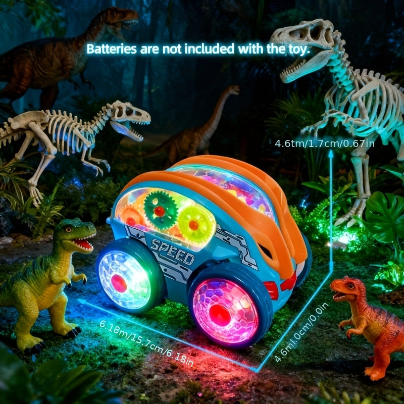 New 2026 Automatic Dump Truck, Colorful Lighting And Music Toy Car, Automatic Rolling, a Very Interesting Toy, Birthday And Christmas Gifts, Thanksgiving Gifts, Halloween Gifts, Party Gifts (Batteries Not Included)