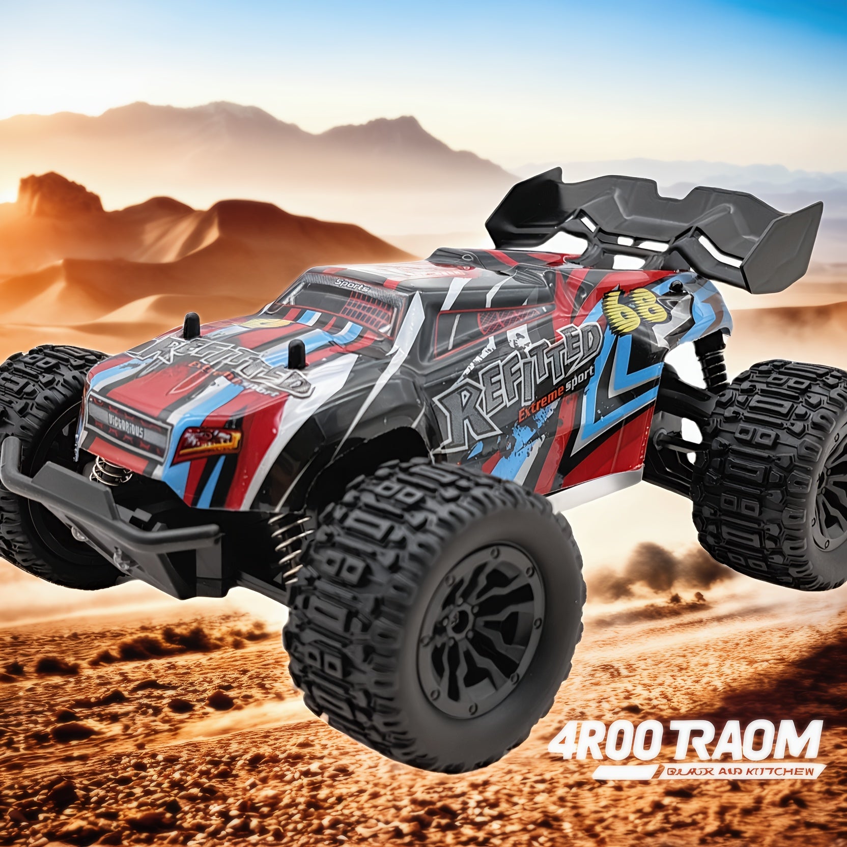 [High Speed RC Monster Truck] High Speed 4x4 All Terrain Remote Control Monster Truck for Adults and Children | Remote Control Car for Racing Enthusiasts, Boys' Holiday Toys, Christmas Gifts
