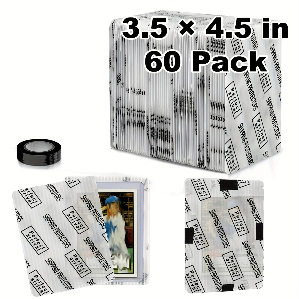 Lumus&Solem 60/120/510 Count Trading Card Shipping Protectors 3.5'' X 4.5'' - Premium Ultra Strong Plastic Inserts Mailers - Precut Supply Sleeves for Sports Cards Packaging
