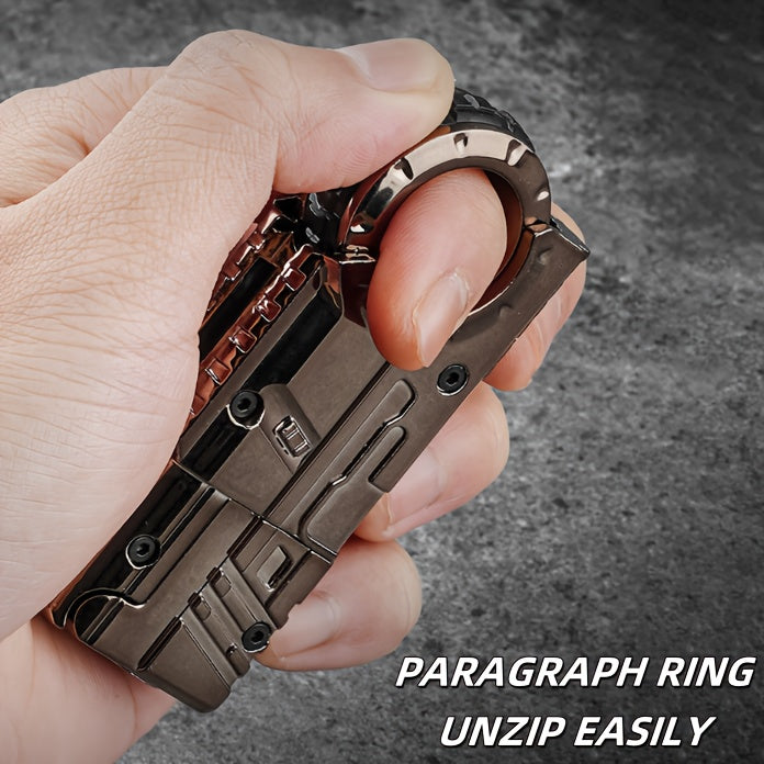 Knock 17Gen5 One-Touch Cartridge Alloy Finger Pistol - Fidgety Fingertip Stress Relief Toys - Case Throwing Softball Guns, Fidgety Novelty And Mischievous Toys, Perfect Gift!
