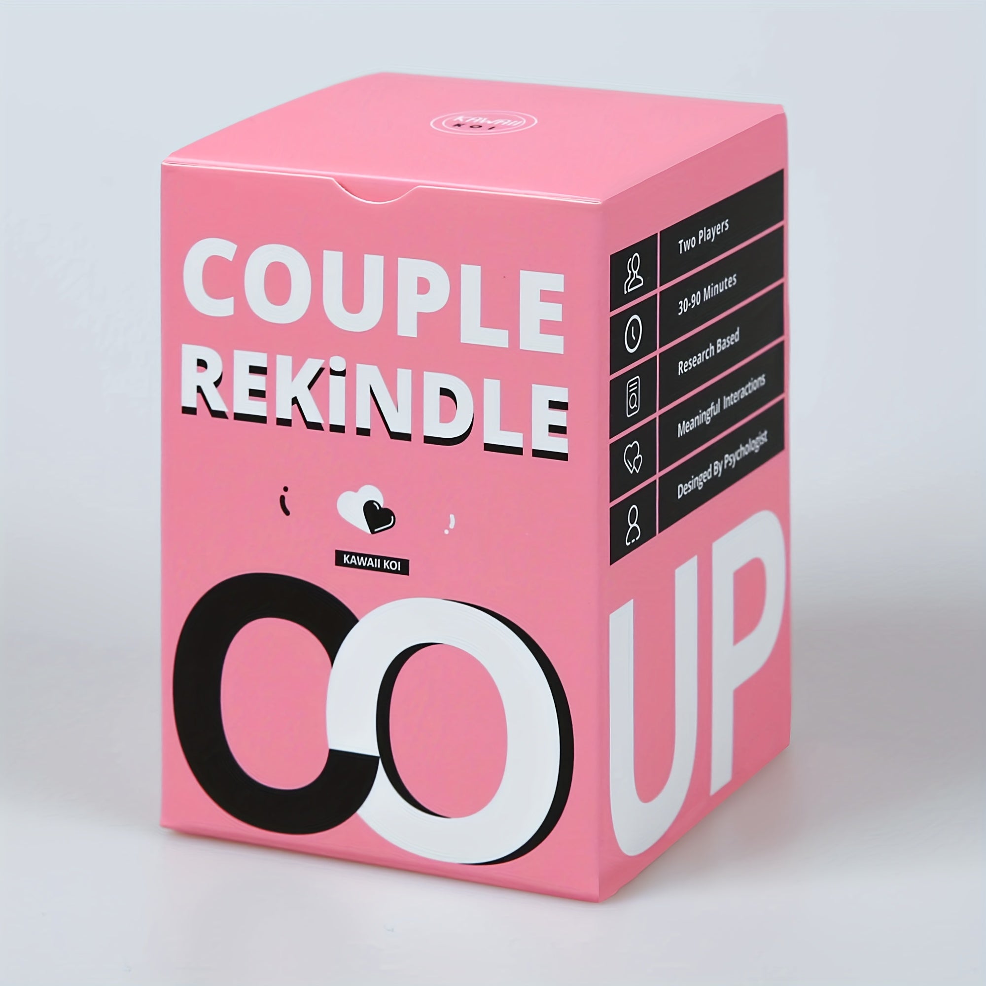 Couples Game for Date Night Reconnect - 165 Couple Conversation Starter Cards - Rekindle And Strengthen Bond with Your Partner - Fun, Engaging, And Thought - Provoking Tabletop Game, Valentine's Day & Wedding Gift for Couples