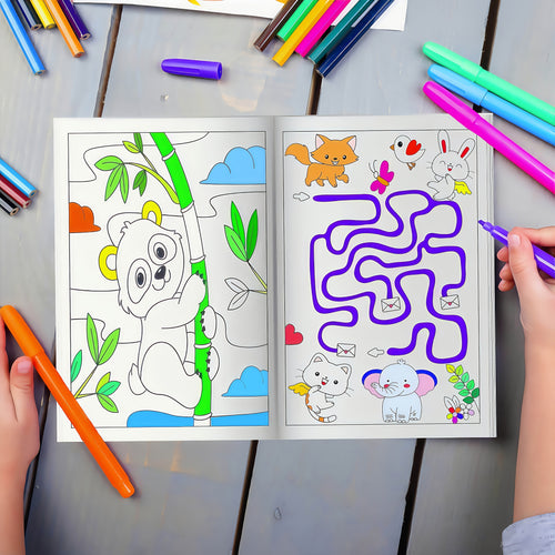 [Halloween Christmas Gift] 24 Pack Coloring Books For Kids Ages 3+ Birthday Party Favors Bulk Gifts Goodie Bags Stuffers School Classroom Activity Books Halloween Christmas Gift Includes Animals Mermaid Dinosaur Designs