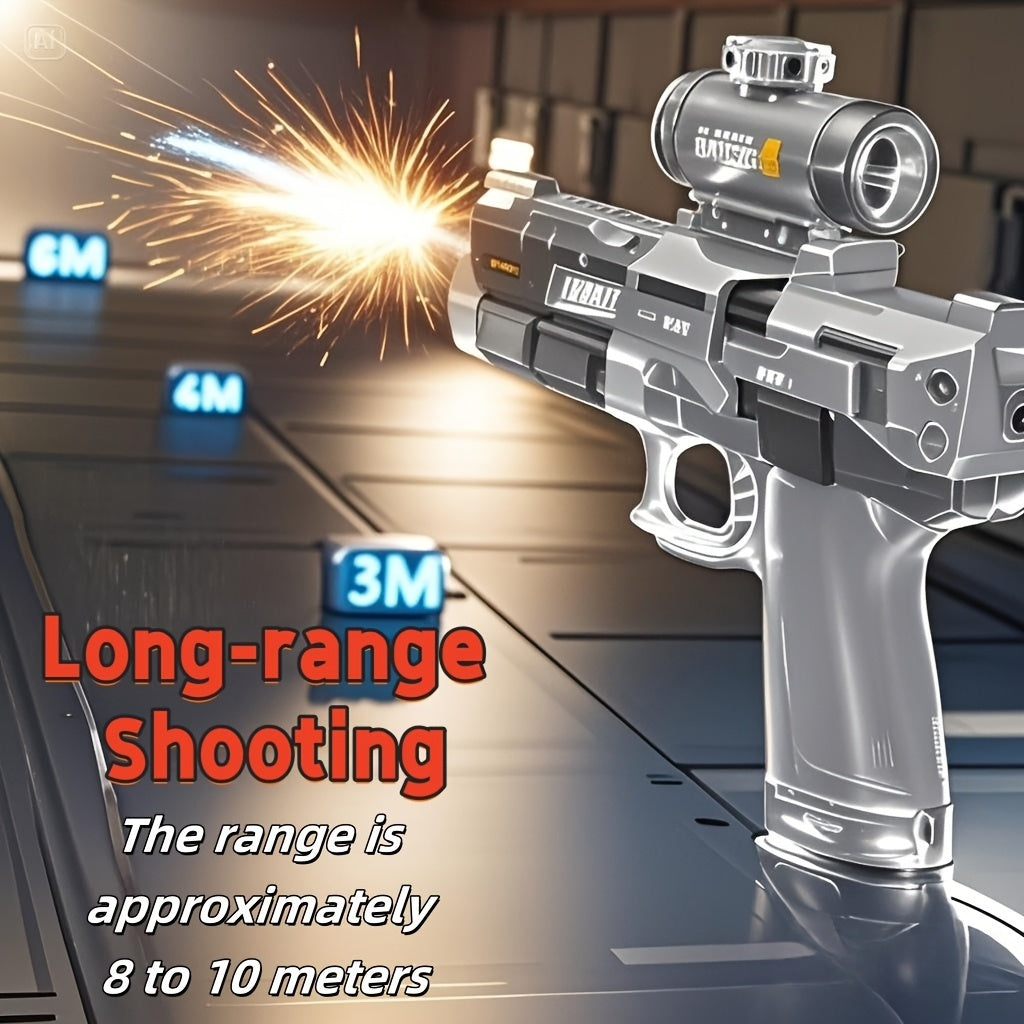 2026 New 2pcs High-speed Automatic Water Gun, Featuring An Ultra-long Shooting Range And Cool Lights, Is A Toy for Boys And Girls, Perfect for Outdoor Play In Summer, And The Best Birthday Gift