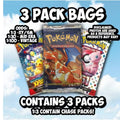 Pokemon 3 Pack Variety Bag