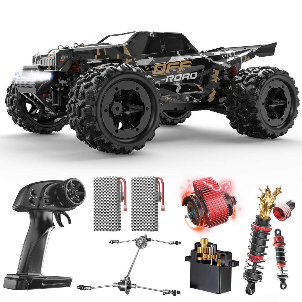 [High Speed RC Car] DEERC 1/16 All Terrain Fast RC Cars for Adults 42KM/H, High Speed 4WD Off-Road Remote Control Truck, Non-toy Product, Intended for Professional Users, Collectors, Or Dedicated Sports And Competitive Use Only, 2.4Ghz High Speed Car, Mon
