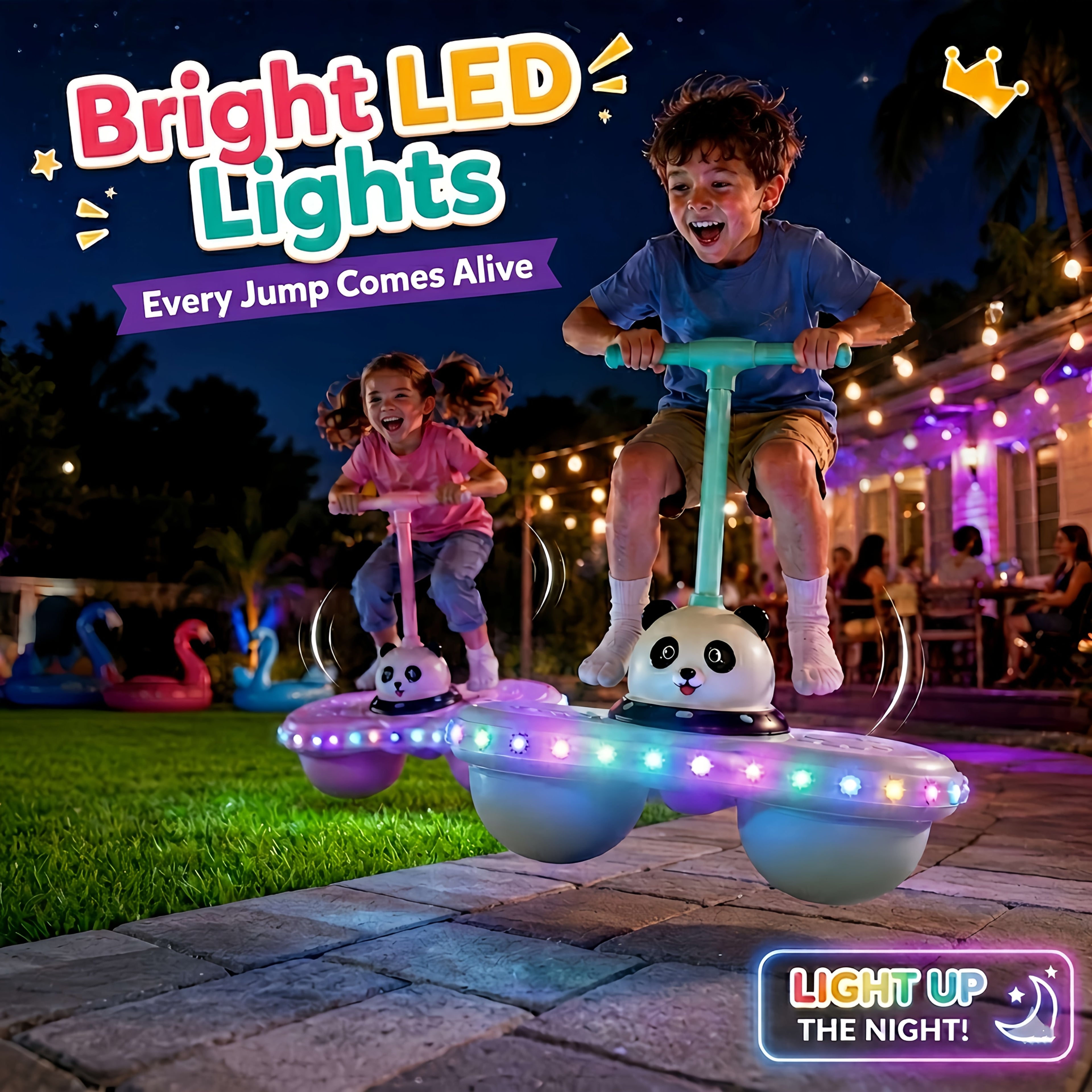 New LED Rainbow-Illuminated Bouncing Ball, a Fun Balance And Coordination Toy Suitable for Both Children And Adults, an Interactive Game, a Perfect Gift for Boys And Girls, Halloween And Christmas