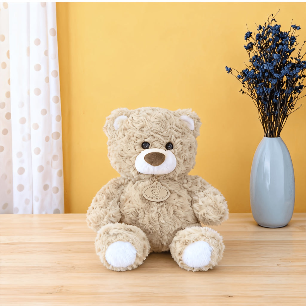 Adorable Realistic Teddy Bear Plush Toy, Soft Stuffed Animal, Plush Toy, Soft Stuffed Doll, Super Cute Home Decor, Room Decoration, Holiday, Christmas, and Birthday Popular Gift, Souvenir for Friends and Family