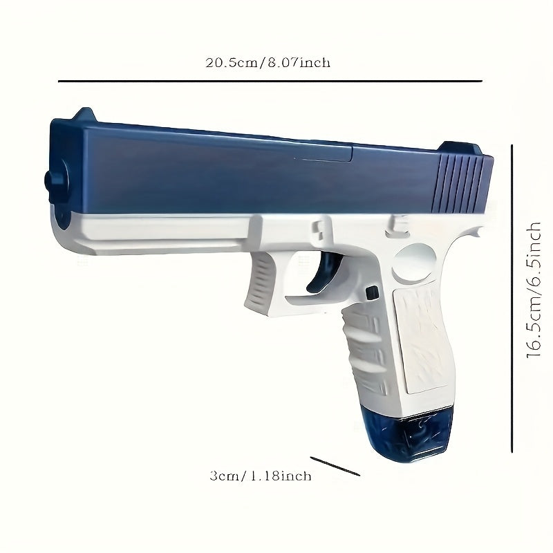 Powerful Electric Water Gun Toy - High-capacity Long-range Shooting with 2 Magazines, Pink/blue, Perfect for Beach Or Pool Summer Fun