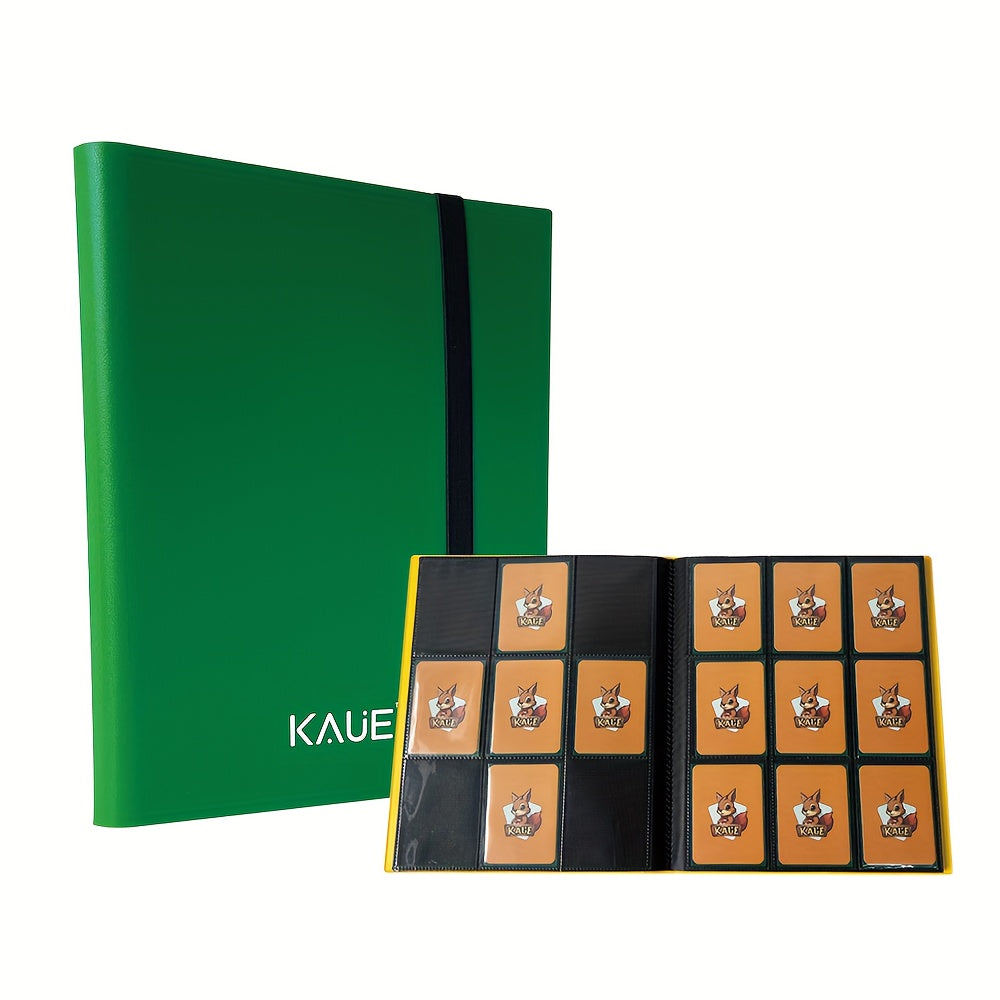 Premium 360-slot Game And Sports Card Album with Secure Binding - Durable PP Material, A Must-have for Collectors, 9-pocket TCG Trading Card Album Holder, Standard Card 360 Side-loading Pocket Card Album Holder, Double-sided 9-pocket Side-loading