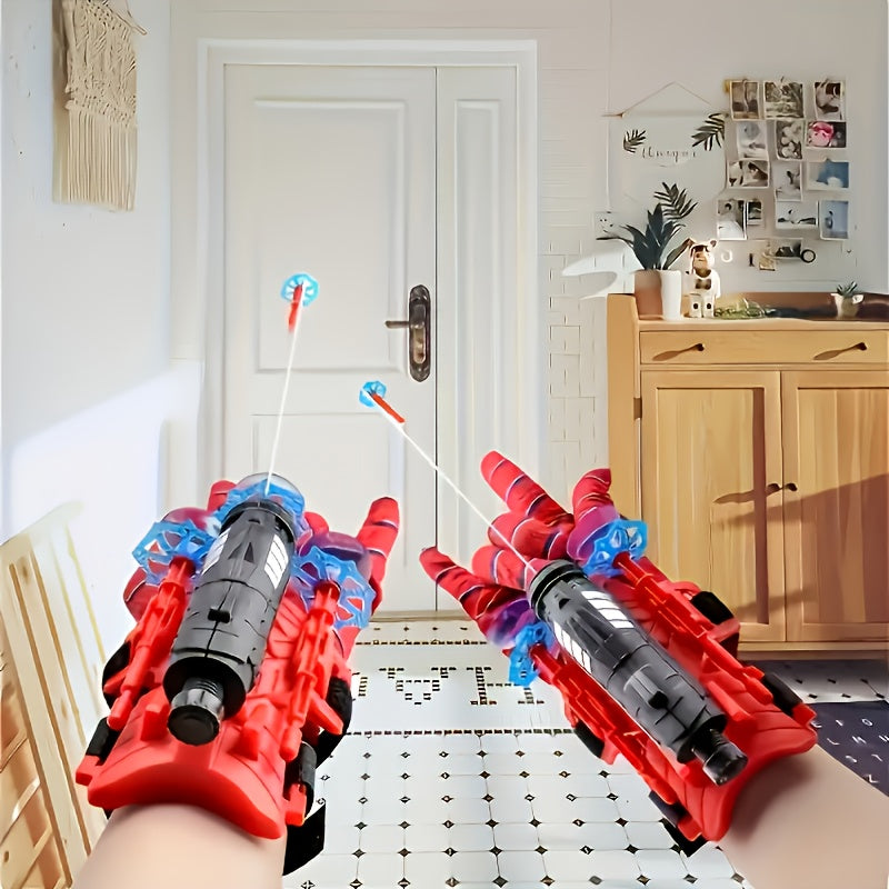 Spider Launcher Set, Spider Web Shooting Toy, Launcher Wrist Accessories, Teenager Toy, Teenager Gift, Easter Outdoor/Party Supplies Gift Pack, Children's Party Gift Pack