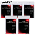 Soft Sleeves 5 Packs of 100 for Standard Sized Cards = 500