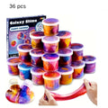 [Christmas Gifts] 36 Pack Galaxy Slime Party Favors For Kids Slime Cup Bulk Stretchy & Non-Sticky, Classroom Reward For Girls Boys Christmas Gifts For Kids Toys For Boys Easter Basket Stuffers, Perfect Christmas Gifts, For Christmas Party And Christmas To