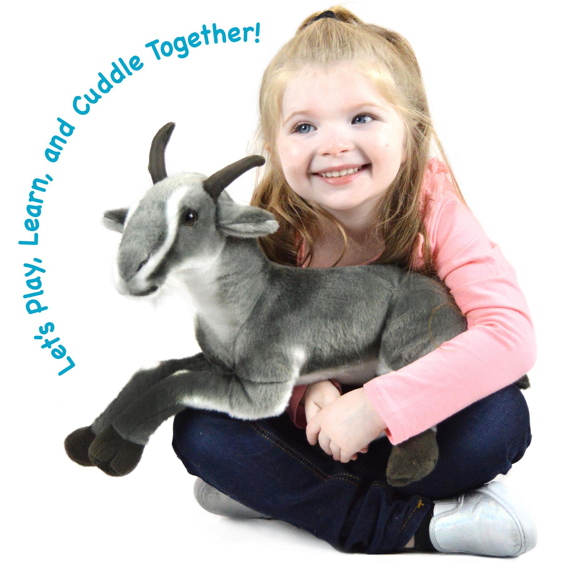 Patrick the Pygmy Goat - 18 Inch Stuffed Animal Plush - By Viahart