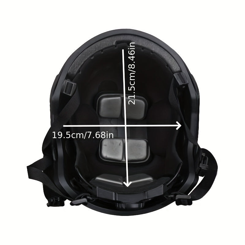 FAST Tactical And Skull Mask Set with Enhanced ABS, Adjustable Knob for CS Paintball Outdoor Activities Maximum Protection for Paintball, Hunting!Cosplay Photo Props, Bar Club Rave Party Supplies, Gift & Collection, Halloween Music Festival