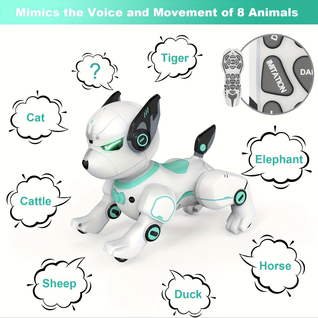 Intelligent Robot Dog, Electronic Pet Stunt Dog, Dialog Intelligent Programming, Companion Toys, Children's Artificial Intelligence Robot, Halloween Gift Children's Birthday Gift