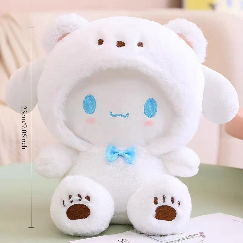 Sanrio Hello Kitty Series Plush Dolls, Including Cinnamoroll, Kuromi, My Melody, Into White Bears And Big-Eared Dogs, Are The Best Choice As Holiday Gifts for Friends. Easter