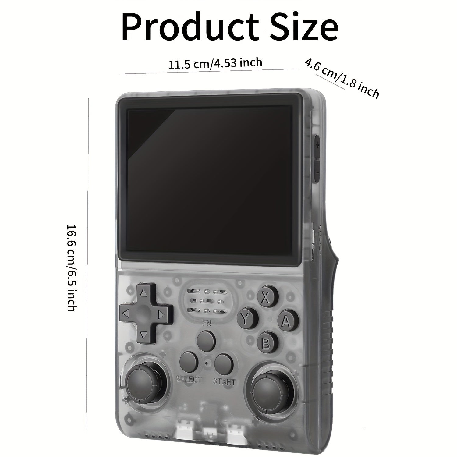 R40S PRO Retro Game Console - 3.5 Inch IPS Screen, 256G Extra Large Memory, Handheld Game Emulator Console Portable Pocket Video Player, Linux System, Travel Essentials, Halloween And Christmas Gifts