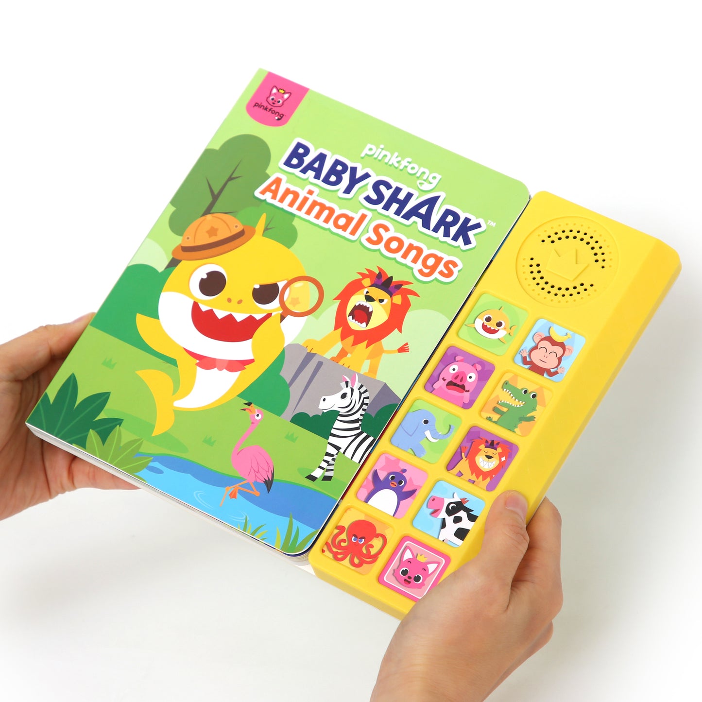 Baby Shark Animal Songs 10 Button Sound Book, Pinkfong Baby Shark Nursery Rhymes Children's Sound Books, Interactive Learning Books for Toddlers, Learning & Education Toys, Baby Shark Gifts for Kids