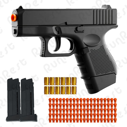 Soft Bullet Gun Toy Pistol with 100 Bullets, 12 Shells, And 2 Magazines New Toy Gun Pistol Hollow Hanging Machine, Toy Foam Blaster, Outdoor Sports Shooting Game