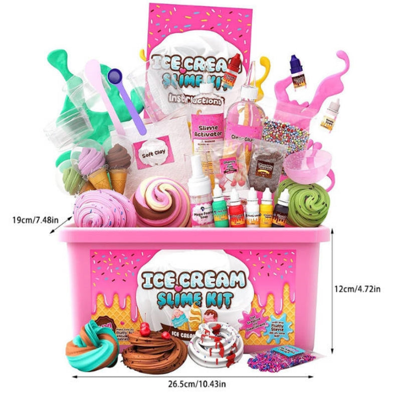Daltack'S Ice Cream And Lollipop Slime Set Toys Are Unique Novelties Suitable for Themed Party Games During Various Holidays Like Christmas, Halloween, And Easter