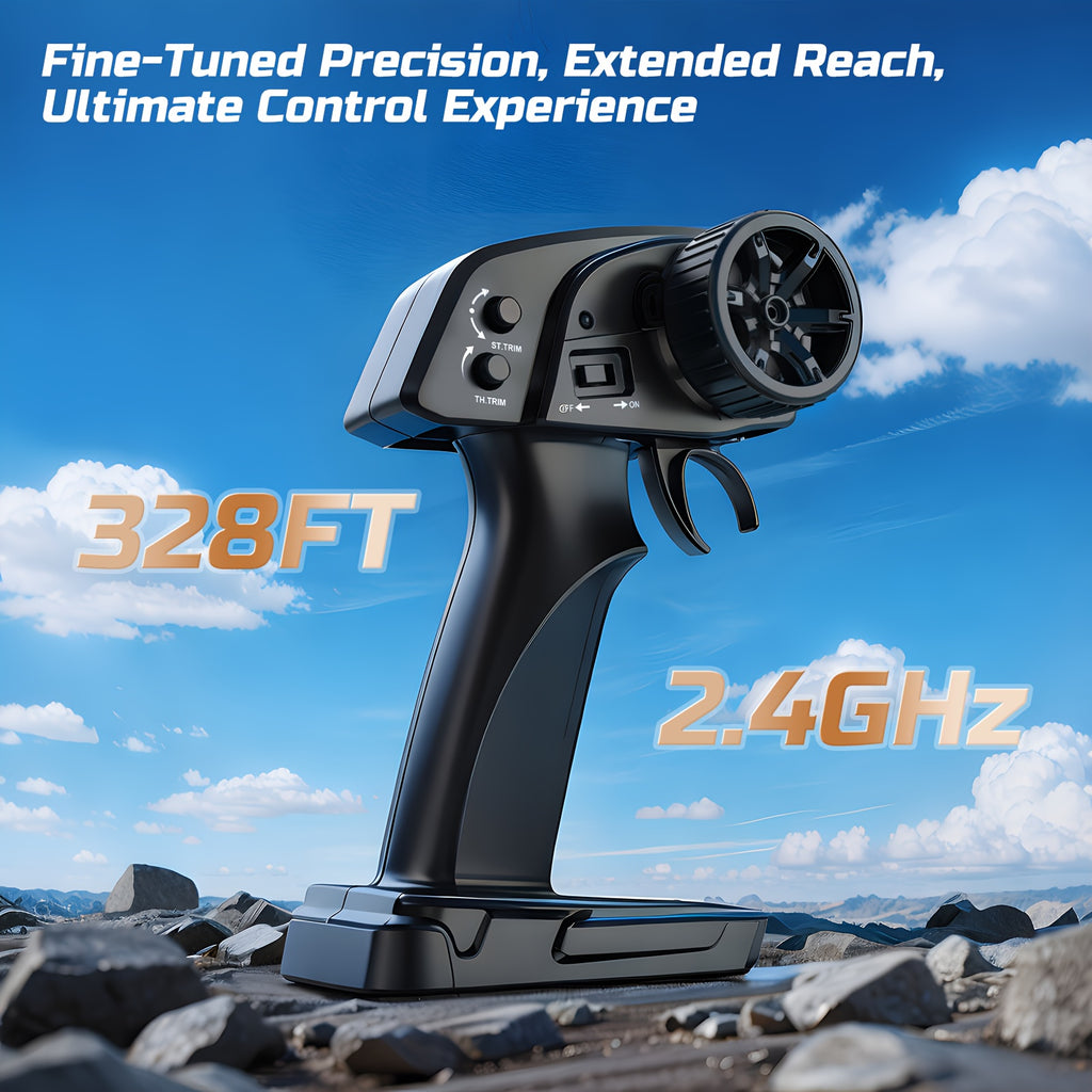 [High Speed RC Car] DEERC 1/16 All Terrain Fast RC Cars for Adults 42KM/H, High Speed 4WD Off-Road Remote Control Truck, Non-toy Product, Intended for Professional Users, Collectors, Or Dedicated Sports And Competitive Use Only, 2.4Ghz High Speed Car, Mon
