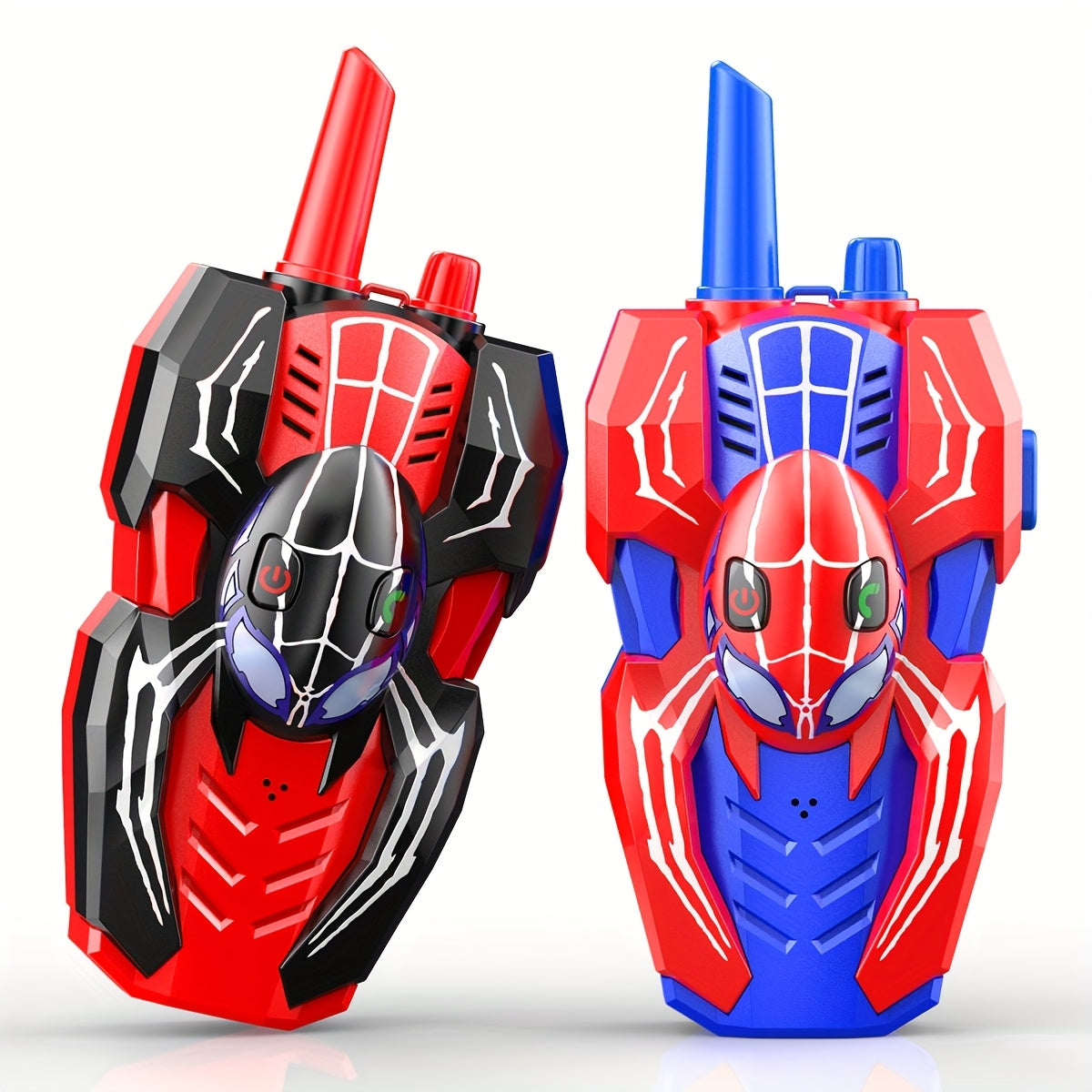Spider Walkie Talkies for Kids, Walkie Talkies Toys for Boys Girls Year Old, Camping Gear Outdoor Hiking Newsletter, Long Distance Wireless Telephone Receiver for 3-5 4-8 Year Old Kid
