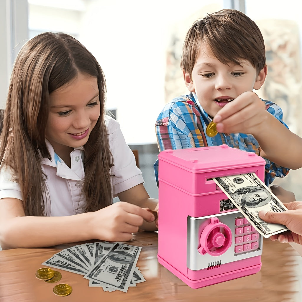 Piggy Bank Cash Coin Can ATM Bank Electronic Coin Money Bank For Kids-Hot Gift