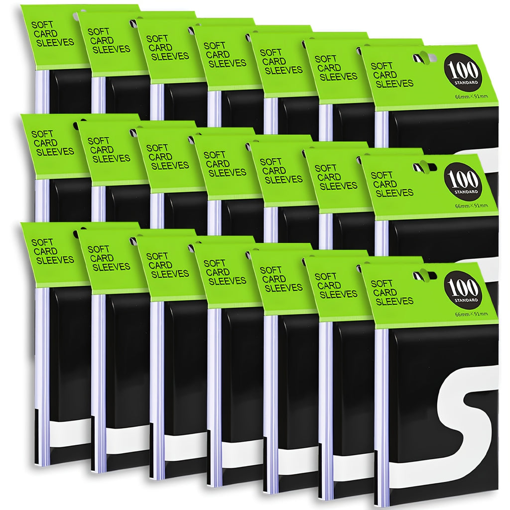 300/700/1500/ 2200/3800/5400/21000 Counts Card Sleeves, Penny Sleeves for Trading Cards, Baseball Card Sleeve, Clear Trading Card Sleeve, Soft Plastic Card Protector Sleeve for Sports, Football, Game Cards