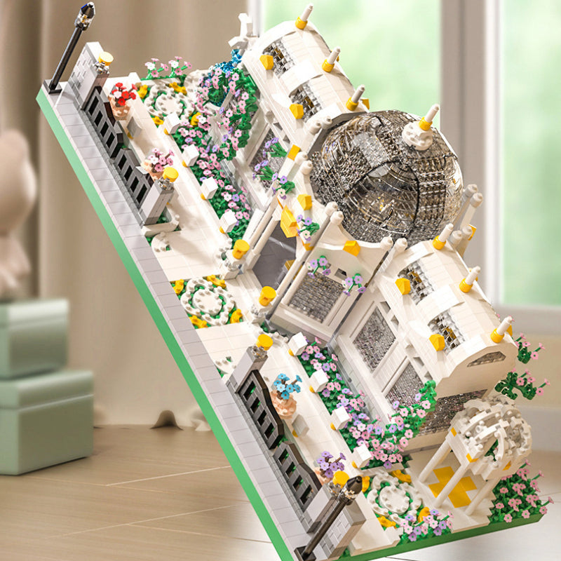 6700pcs Garden Plaza Building Blocks Set, Advanced Micro-Landscape Architecture Model, Complex Construction Kit for Adults 14+, Christmas Gift, Halloween Gift Idea, Birthday Present for Collectors