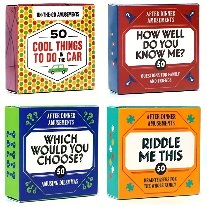 Chronicle Books After Dinner Amusements: How Well Do You Know Me?: 50 Questions For Family And Friends Family Friendly Conversation Starter Card Game, Portable Camping And Holiday Games