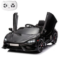 Kids Ride On Toy Car 12V Battery Powered Electric Vehicle, Ride On Toy for Children Christmas Gifts, with Hydraulic Doors, Parent Remote Control, LED Lights, MP3 Player, Smooth Start, 3 Speeds