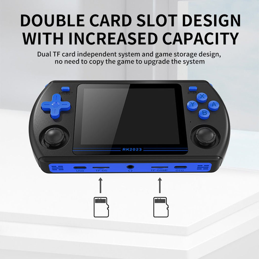 Powkiddy RK2023 Retro Handheld Game Console ￼