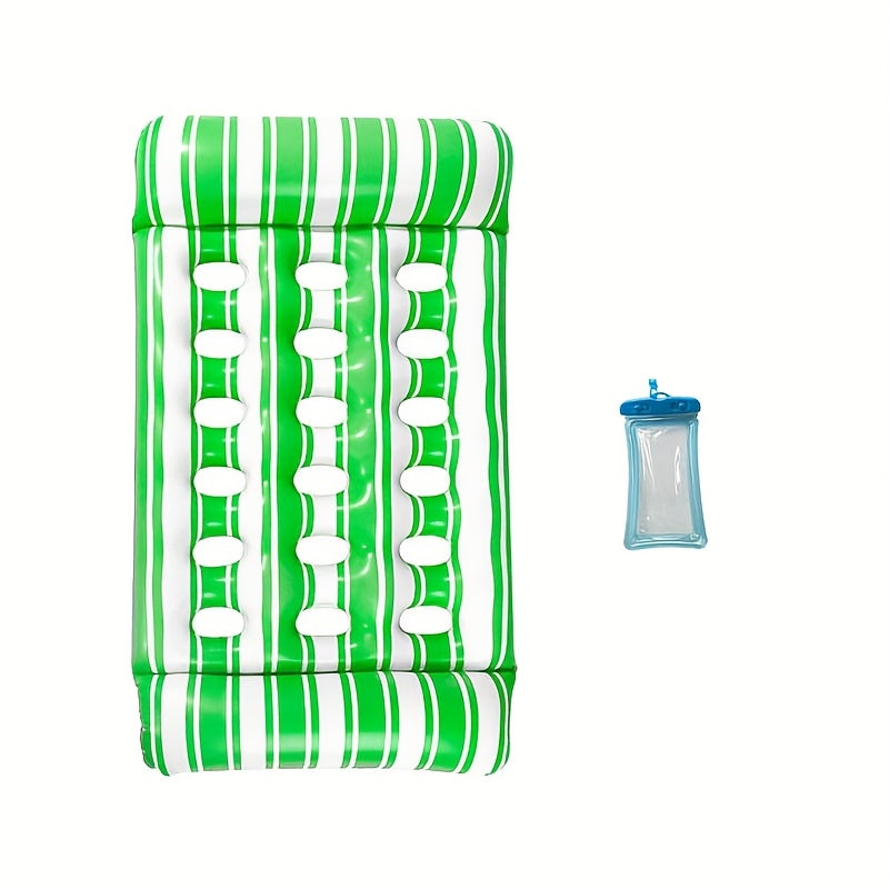 1/2/4-pack Inflatable Pool Lounger For Adults - Sun Tanning Float With Headrest, Floating Mat For Swimming Pool, Beach And Lake Use - Comfortable Water Recreation